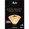 Melitta #4 Natural Brown Gourmet Cone Coffee Filters, 80 Count view 1