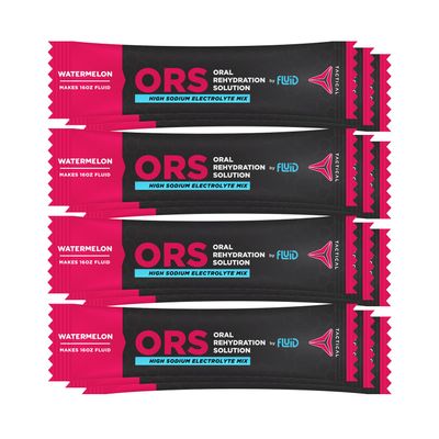Fluid Tactical - ORS (Oral Rehydration Solution), Recover Faster, Extreme Dehydration Electrolytes, 12pack