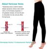 Medical Compression Pantyhose for Vericose Veins Edema Gradient Pressure, 20-30 mmHg Opaque Graduated Compression Stockings, Footless-Black, Large (Pack of 1) view 3