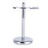 ANGGREK Deluxe Razor and Brush Stand 4 Types Fashionable Alloy Shaving Tool Safety Shaving Brush Stand Rack Frame Razor Brushes Holder (3#) view 1