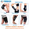FreezeSleeve Ice & Heat Therapy Compression Sleeve- Reusable, Flexible Gel Hot/Cold Pack, 360 Coverage for Knee, Elbow, Ankle, Wrist- Navy, XXX-Large view 4