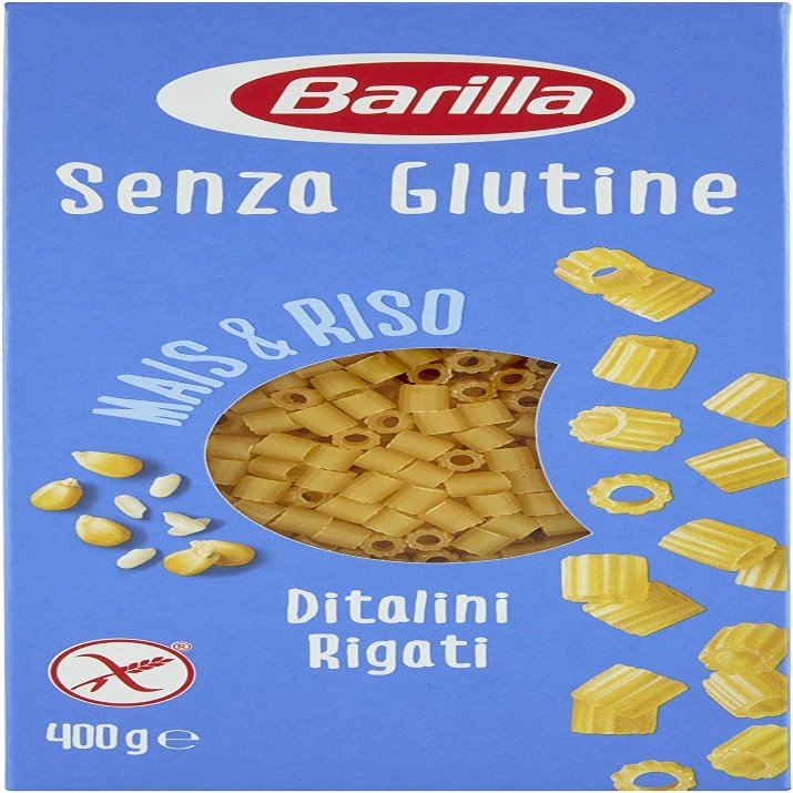 14x Barilla Ditalini rigati 400g Senza Glutine Pasta Gluten Free