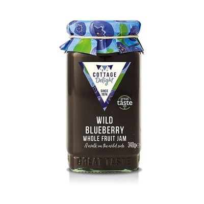 Cottage Delight 340g Wild Blueberry Whole Fruit Jam