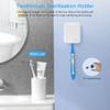yuytee Toothbrush Sanitizer, Portable Wall Mounted UV Sterilizer Disinfector, White view 4