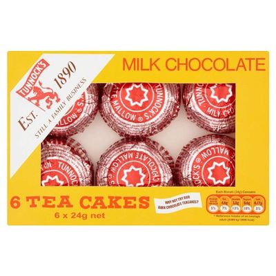 Tunnock Milk Chocolate Tea Cakes - 1 Pack 144g