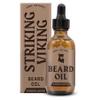 Striking Viking Sandalwood Beard Oil - 60 ml - Promotes Beard Growth - Vegan Facial Hair Care - Fast Absorbing Facial Hair Softener view 1