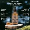 Striking Viking Sandalwood Beard Oil - 60 ml - Promotes Beard Growth - Vegan Facial Hair Care - Fast Absorbing Facial Hair Softener view 3