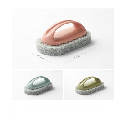BHJYXCHC 6 pcs Kitchen powerful decontamination sponge with handle