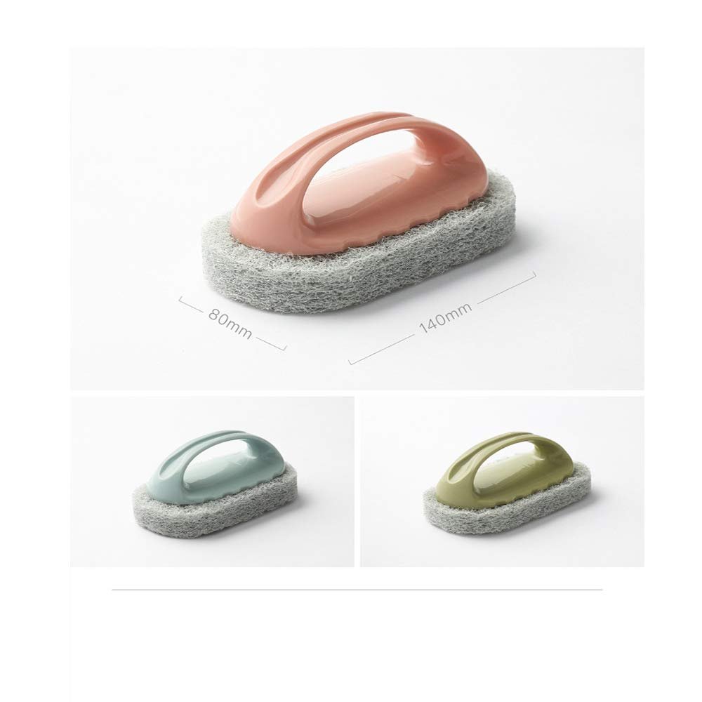 BHJYXCHC 6 pcs Kitchen powerful decontamination sponge with handle