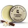 Striking Viking Beard Balm - 60 g, Vanilla - Softening Butter for Men - Tea Tree Oil Balm for Soothing Comfort - Hydrating Oil, Leave-In Conditioner Beard Wax view 1