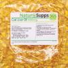 Cod Liver Oil Capsules High Strength 1000mg, 365 Omega 3 Softgels, EPA DHA Vitamin A Vitamin D3, 1 Year Supply, Gluten Free, UK Made by Natur Supps view 1