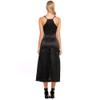 Sexy Lingerie Women Dress Elegant Sexy Spaghetti Strap V-Neck Solid Split Party Maxi Evening Night Club Long Dresses Female-Black_M view 4