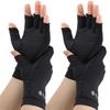 2 Pairs Compression Gloves for Women and Men  Copper Arthritis Gloves for Rheumatoid Arthritis Osteoarthritis Carpal Tunnel  Hand Pain Relief and Support  Open Finger view 1