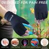 2 Pairs Compression Gloves for Women and Men  Copper Arthritis Gloves for Rheumatoid Arthritis Osteoarthritis Carpal Tunnel  Hand Pain Relief and Support  Open Finger view 3