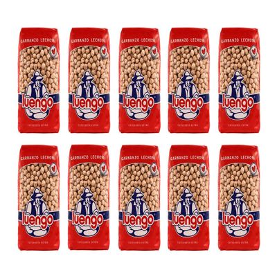 Luengo Milky White Chickpea 10 x 1kg (Box of 10 packs)