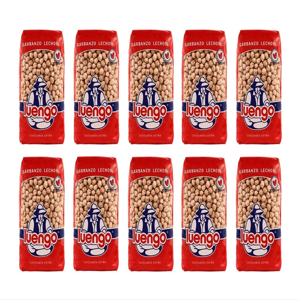 Luengo Milky White Chickpea 10 x 1kg (Box of 10 packs)