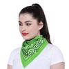 GIRRIJA Women's Cotton Bandanas (Parrot Green, 22" X 22") - Pack of 4 Piece view 4