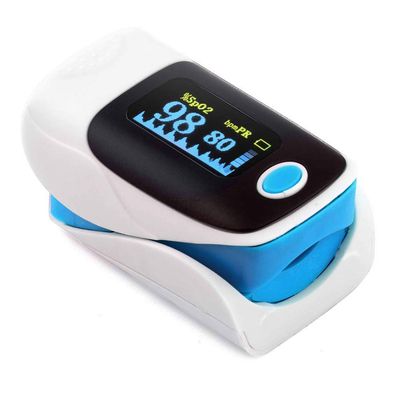 ECOSWAY Fingertip Blood Oxygen Saturation Pulse Rate OLED Screen Portable for Home