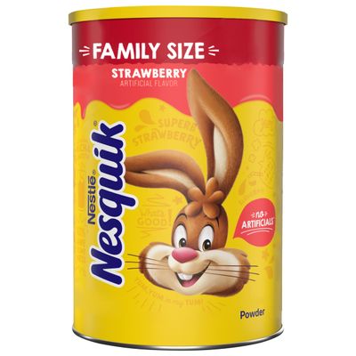 Nesquik Large Strawberry Powder Drink Mix, 35.5 Ounce
