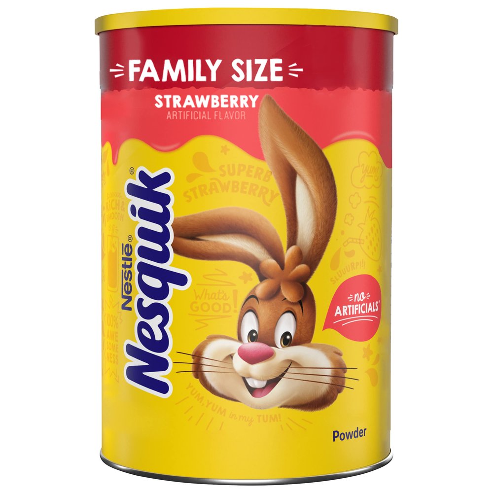 Nesquik Large Strawberry Powder Drink Mix, 35.5 Ounce