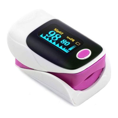 ECOSWAY Fingertip Blood Oxygen Saturation Pulse Rate OLED Screen Portable for Home