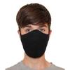 P&S Healthcare - P&S Washable Face Protector - with Polygiene Technology -Small Adult Size BLACK - SINGLE ITEM ONLY (SMALL ADULT, BLACK) view 1