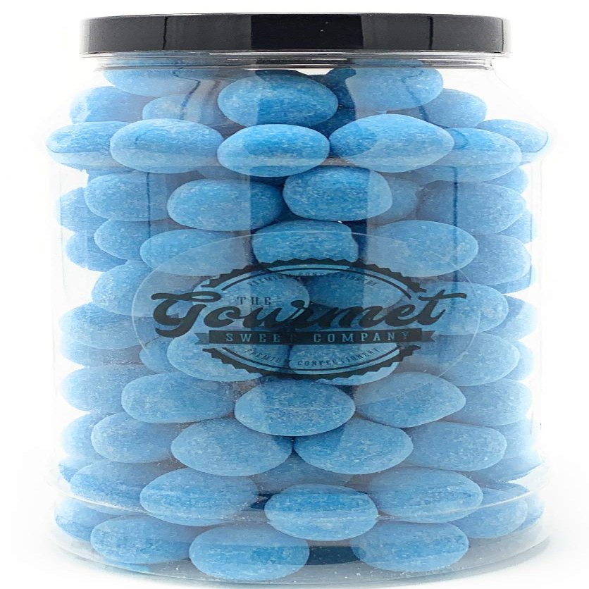 Blue Raspberry Bon Bons Retro Sweet Shop Jar by The Gourmet Sweet Company