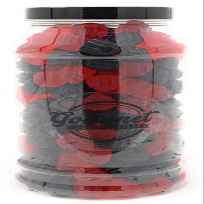 BlackBerry and Raspberry Gums Retro Sweet Shop Jar by The Gourmet Sweet Company