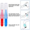 100 Pieces Braces Dental Brush Flosser for Cleaner Interdental Brush Toothpick Dental Tooth Flossing Head Oral Dental Hygiene Toothpick Cleaners Cleaning Tool view 3