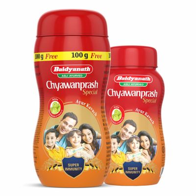 Baidyanath Chyawanprash Special, 1.5 kg + 100g Free |Natural Immunity Booster (Combo of 1 kg & 500 gm) Fresh Stock, Brownish