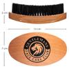 Gentlemans Face Care Club Vegan Friendly Beard Brush For Men - 100% Cruelty Free Synthetic Bristle With Beech Wood Handle - Shape And Style Your Beard + Use With Beard Oil, Balm Or Wax view 3