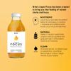 Brite Liquid Focus Natural Nootropic Drink for Mental Performance, Pack of 12 x 330 ml (Pineapple and Mango) view 2