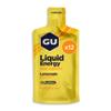 GU Liquid Energy Gels, Lemonade 12 Pack - 95 Calorie Energy Gel with Carbohydrates, Caffeine, BCAAs and Electrolytes - Pre-Workout Fuel for Running, Cycling, Triathlon and Endurance Sports view 1