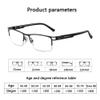 Anti Blue Light Reading Glasses Ultralight Square Clear Lens Presbyopic Eyeglasses Mens Hyperopia Eyewear +1.00 To +3.00,+ 3.00 view 2