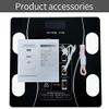 Floor Human Weighing Smart Body Fat Scale Floor Scientific Smart Electronic Led Digital Weight Measuring Balance Bluetooth App Android Or iOS New Charging view 2