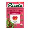 Ricola Cranberry Sugar Free Swiss Herbal Sweets, Herb Drops, Sweet Box 45g - Pack of 20 Boxes view 2