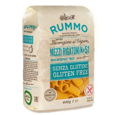 Pasta Rummo Gluten Free Mezzi Rigatoni N 51 - 400 gr