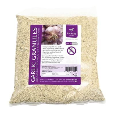 K&M KM Elite Garlic Granules Health Supplement 3kg Natural