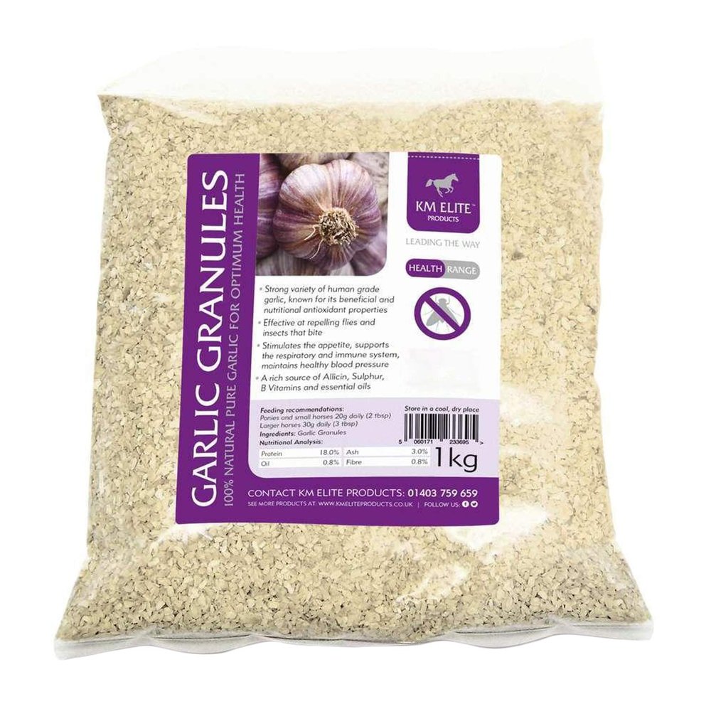 K&M KM Elite Garlic Granules Health Supplement 3kg Natural