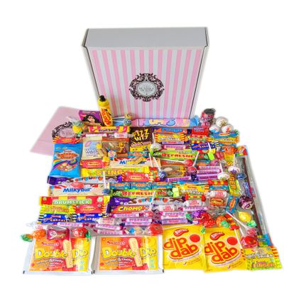 Bumbledukes Great British Sweets Hamper - Candy Selection - Sweet Gift Box, 1.6KG of Contemporary, Retro Sweets & Chocolate