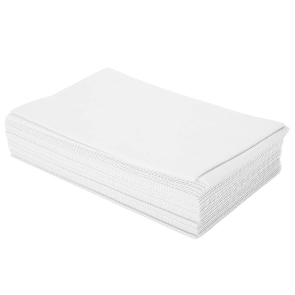 10PCS Non-woven Fabric Disposable Bed Sheets for Massage, Hotel & Spa Use with Pillowcase Sets, Single Use Bed Cover, Hygienic Bed Linens (White)