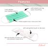 Lilind 3 Pack Cloth Face Masks, Comfortable Gift, Handmade in UK, Breathable, Soft, Reusable and Washable Covering, 100% Cotton, Mix Green view 3