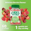 Chewy Vites Adult Multivitamin Advance, 60 Multivitamin Gummies, 12 Essential Nutrients, 2 Months Supply, Real Fruit Juice, Vegan, Berries Flavour view 2
