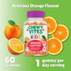 Chewy Vites Kids Immune Support, 60 Kids Vitamins Gummies, High Strength Vitamin D, Vit C, B6, B12, Zinc, Selenium, 2 Months Supply, Real Fruit Juice, Vegan, Age 3 +, Orange Flavour view 2