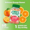 Chewy Vites Adult Immune Support, 60 Multivitamin Gummies, High Strength Vitamin D, Vitamin B6, B12, C, Zinc, Selenium, 2 Months Supply, Real Fruit Juice, Vegan, Orange Flavour view 2