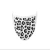 Design mask with leo pattern for women and women - face mask made of cotton in black/grey motif leopard print view 1