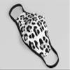 Design mask with leo pattern for women and women - face mask made of cotton in black/grey motif leopard print view 2