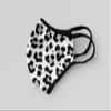 Design mask with leo pattern for women and women - face mask made of cotton in black/grey motif leopard print view 4