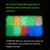 Dovesun Fishing Beads Assorted Beads Fishing Bait Eggs 10 Colors A-Glow in Dark 0.32in(250pcs) view 4