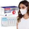 3D Disposable Mask, Elastic Cloth Ear Straps Breathable Face Mask Individual Package 50pcs White view 1